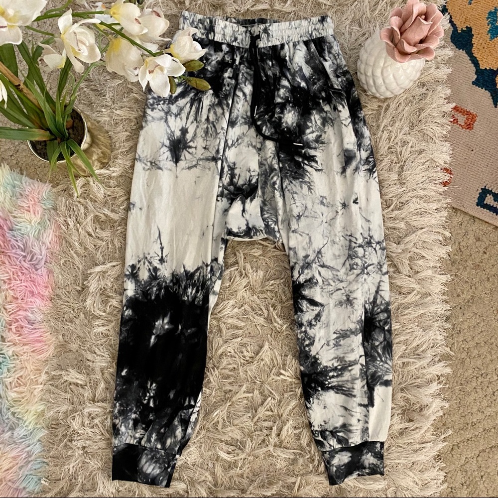 Tie Dye Harem Joggers - Picture 1 of 8